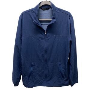 Travis Mathew Valley View Blue Golf Jacket Men's M Full‎ Zip Windbreaker